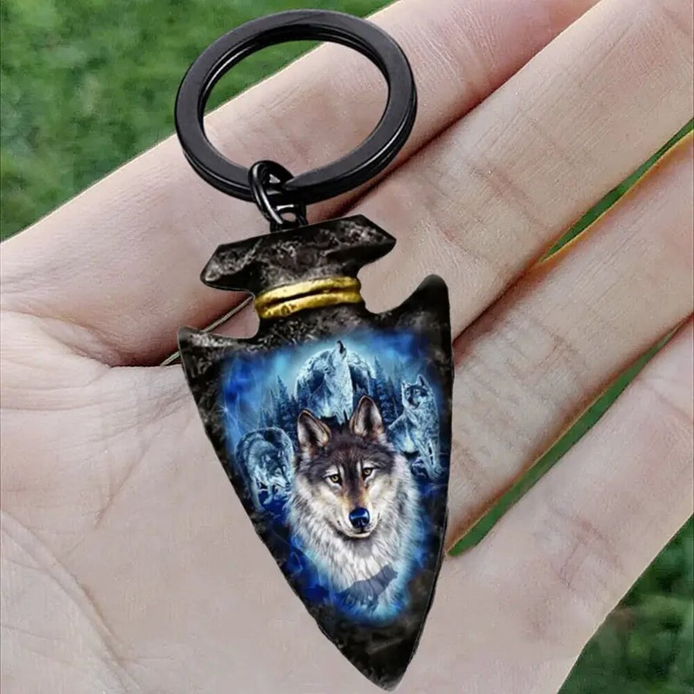 Wolf Key Ring